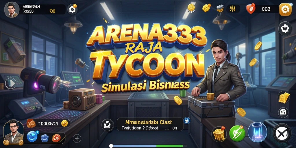 Gameplay Tycoon yang menarik dan strategis di ARENA333.