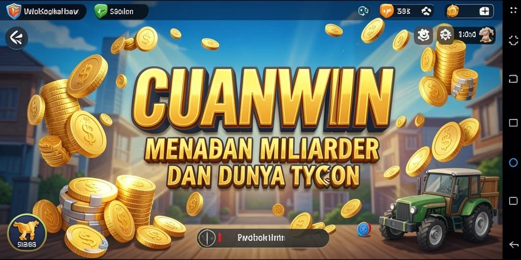 Tampilan gameplay CUANWIN yang menarik dan menantang.