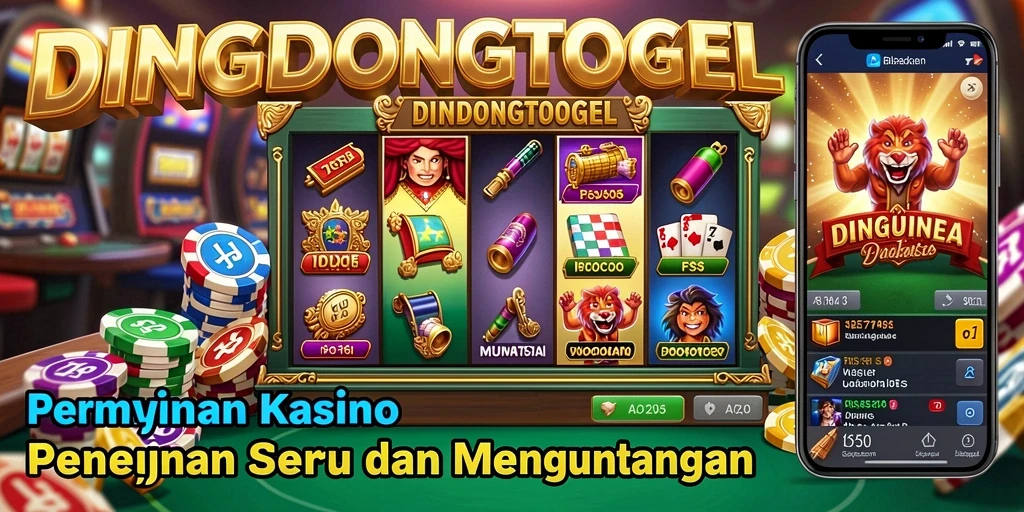 Gameplay seru DINGDONGTOGEL di kasino virtual.