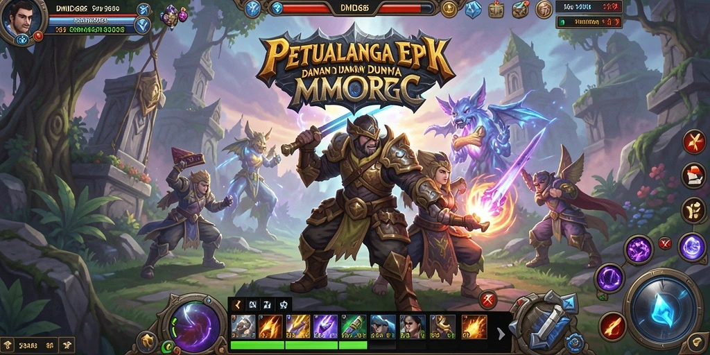 Tampilan gameplay seru dalam DMD686 dengan pertempuran epik.