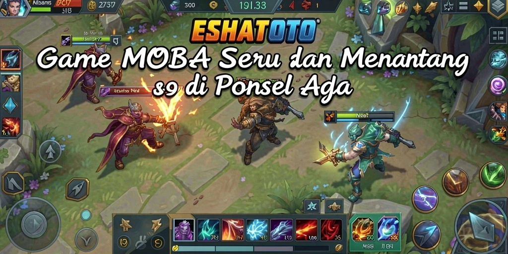 Tampilan gameplay seru dan menegangkan dalam ESHATOTO.