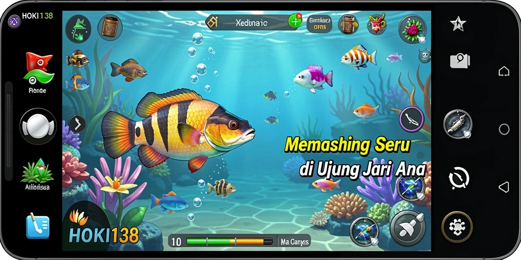 Tangkapan ikan besar di HOKI138 dengan latar laut yang indah.