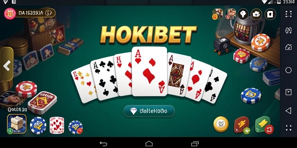 Screenshot HOKIBET menampilkan gameplay seru dan interaktif permainan Domino.