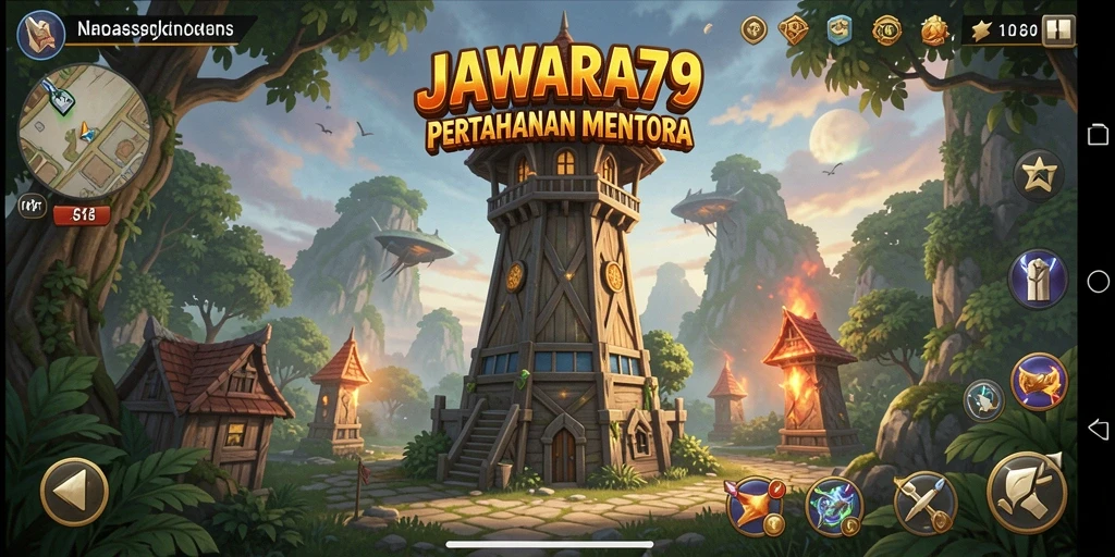 Tampilan gameplay JAWARA79 yang mendebarkan dan strategis.