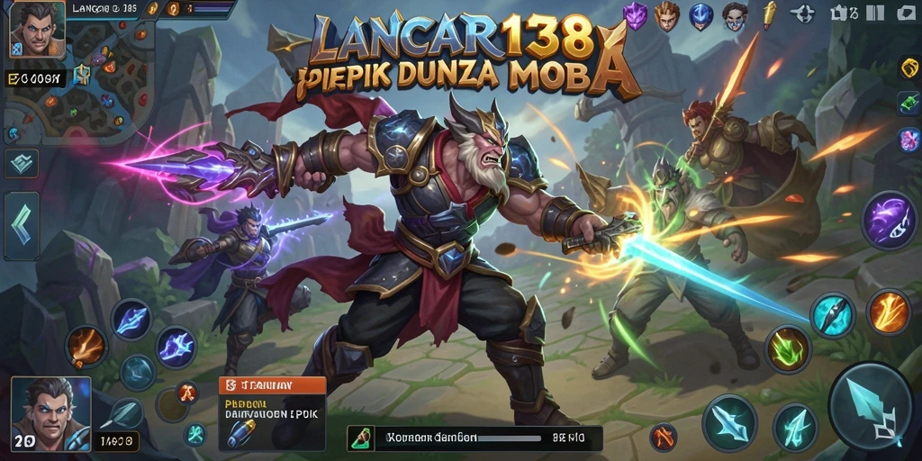 Tampilan menegangkan dalam pertempuran MOBA LANCAR138.