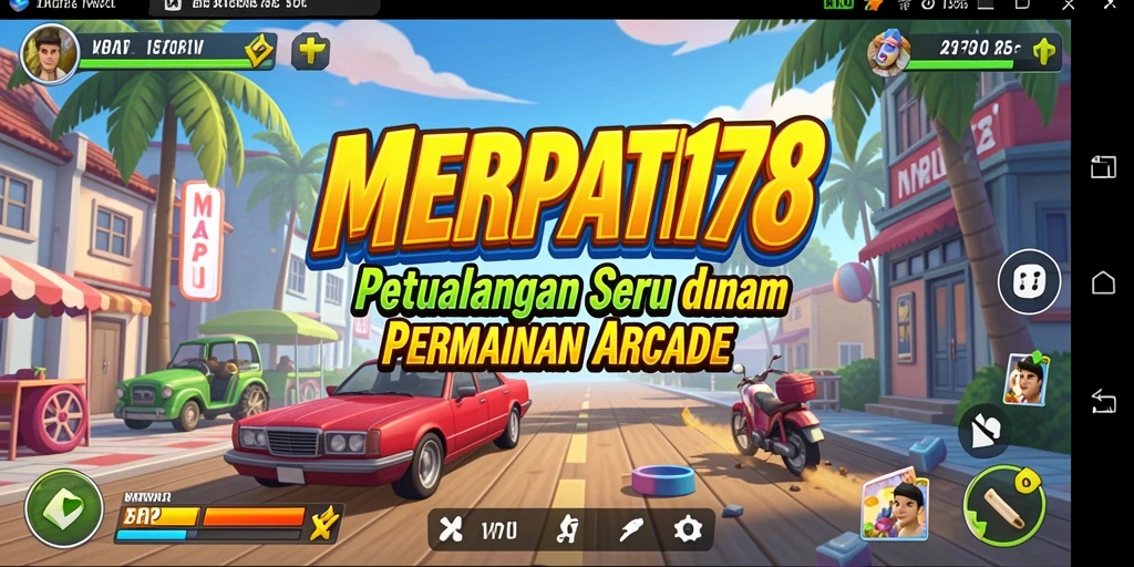 Screenshot utama menunjukkan gameplay seru dan penuh aksi dari MERPATI178.