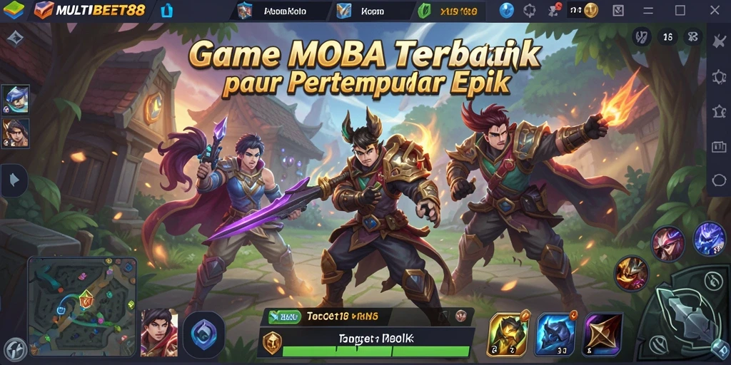 Tangkapan layar gameplay <strong>MULTIBET88</strong> yang menampilkan pertarungan seru di arena.