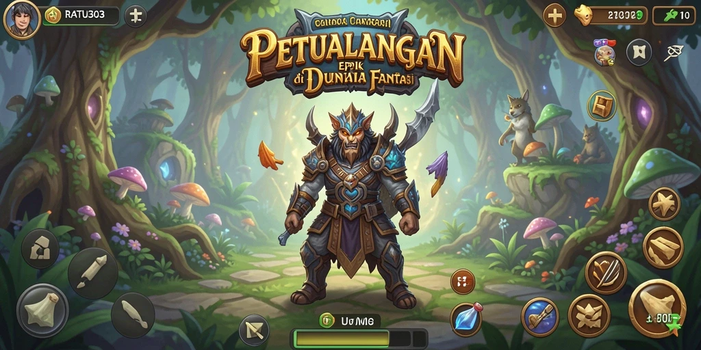 Tampilan menyerupai pertarungan epik dalam RATU303 dengan grafis menawan.