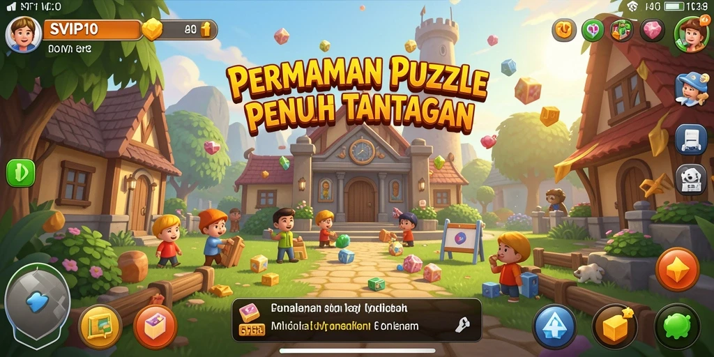 Tampilan gameplay yang menarik dari SVIP10 dengan berbagai teka-teki.
